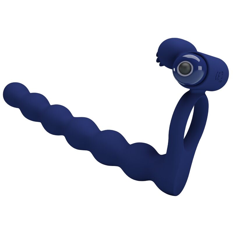 PRETTY LOVE - AJMAL VIBRATING RING WITH PLUG BLUE - Foto 1 PRETTY LOVE - AJMAL VIBRATING RING WITH PLUG BLUE - sexbliss - Foto 1