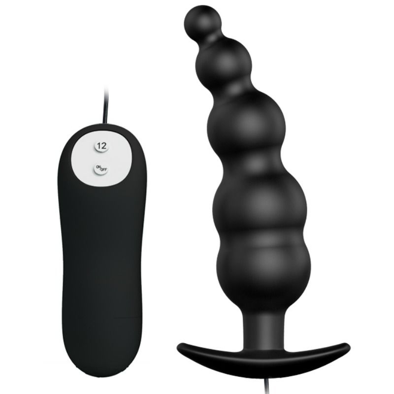 PRETTY LOVE - ANAL PLUG SILICONE EXTRA STIMULATION AND 12 VIBRATION MODES BLACK REMOTE CONTROL - Foto 1 PRETTY LOVE - ANAL PLUG SILICONE EXTRA STIMULATION AND 12 VIBRATION MODES BLACK REMOTE CONTROL - sexbliss - Foto 1