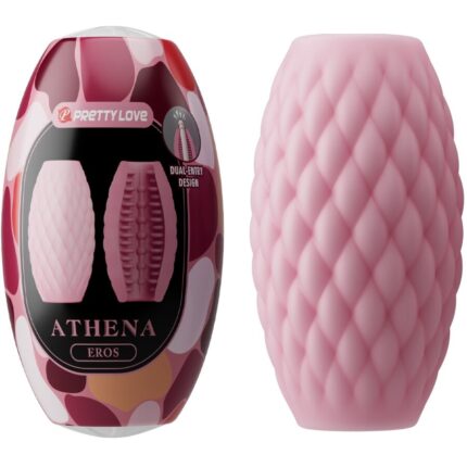PRETTY LOVE - ATHENA EROS SILICONE MALE MASTURBATOR PINK - sexbliss - Foto 1