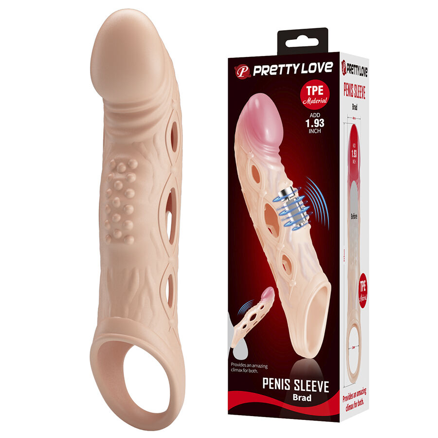 PRETTY LOVE - BRAD VIBRATING PENIS SLEEVE - Foto 1 PRETTY LOVE - BRAD VIBRATING PENIS SLEEVE - sexbliss - Foto 1