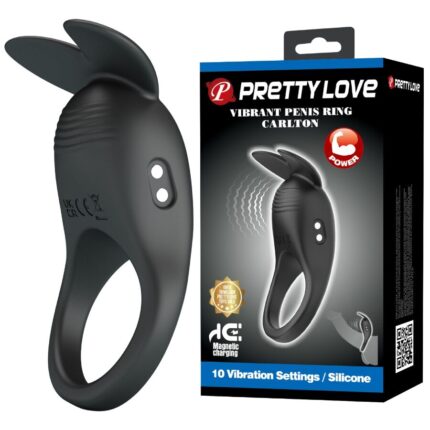 PRETTY LOVE - CARLTON PENIS RING WITH CLITORAL STIMULATOR - sexbliss - Foto 1