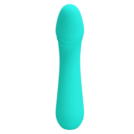 PRETTY LOVE - CETUS RECHARGEABLE VIBRATOR AQUA GREEN - sexbliss - Foto 1