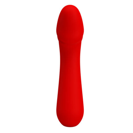 PRETTY LOVE - CETUS RECHARGEABLE VIBRATOR RED - sexbliss - Foto 1