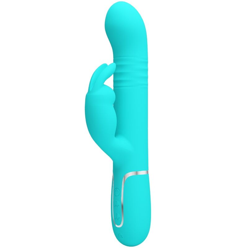 PRETTY LOVE - COALE RABBIT VIBRATOR PEARLS AQUA GREEN - Foto 1 PRETTY LOVE - COALE RABBIT VIBRATOR PEARLS AQUA GREEN - sexbliss - Foto 1