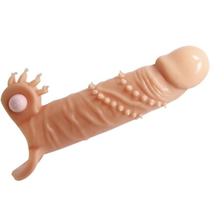 PRETTY LOVE - CONNOR PENIS SLEEVE + CLITORIS STIMULATOR FLESH - sexbliss - Foto 1