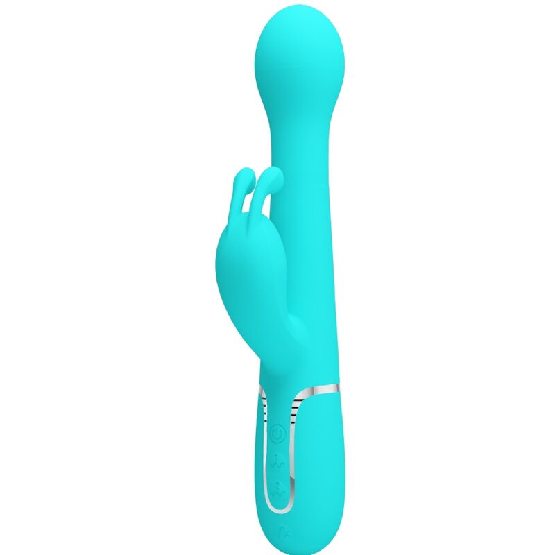 PRETTY LOVE - DEJON RABBIT VIBRATOR 3 IN 1 MULTIFUNCTION AQUA GREEN - Foto 1 PRETTY LOVE - DEJON RABBIT VIBRATOR 3 IN 1 MULTIFUNCTION AQUA GREEN - sexbliss - Foto 1