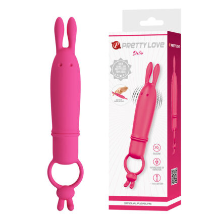 PRETTY LOVE - DELIA RABBIT VIBRATOR WITH RESISTANCE RING - sexbliss - Foto 1