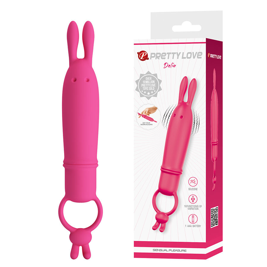 PRETTY LOVE - DELIA RABBIT VIBRATOR WITH RESISTANCE RING - Foto 1 PRETTY LOVE - DELIA RABBIT VIBRATOR WITH RESISTANCE RING - sexbliss - Foto 1