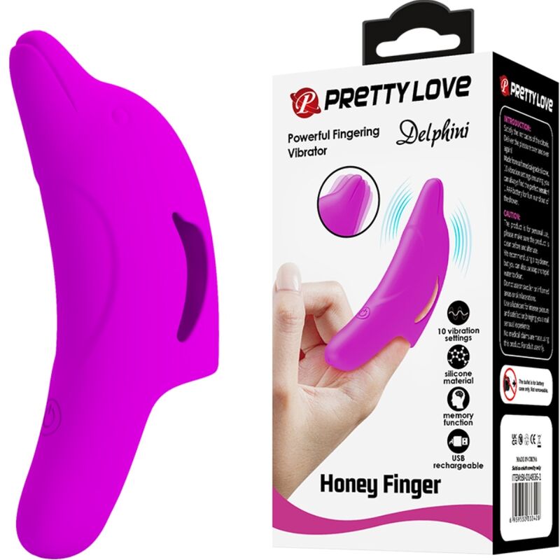 PRETTY LOVE - DELPHINI POWERFUL PURPLE FINGER STIMULATOR - Foto 1 PRETTY LOVE - DELPHINI POWERFUL PURPLE FINGER STIMULATOR - sexbliss - Foto 1