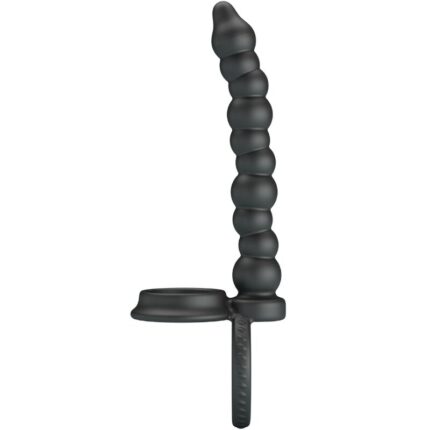 PRETTY LOVE - DILLION DOUBLE PENETRATION COCK RING BLACK - sexbliss - Foto 1