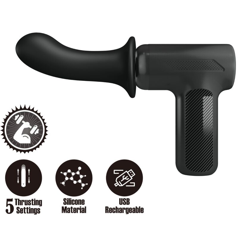PRETTY LOVE - DJ DOCTOR MASSAGER 5 SETTINGS BLACK - Foto 1 PRETTY LOVE - DJ DOCTOR MASSAGER 5 SETTINGS BLACK - sexbliss - Foto 1