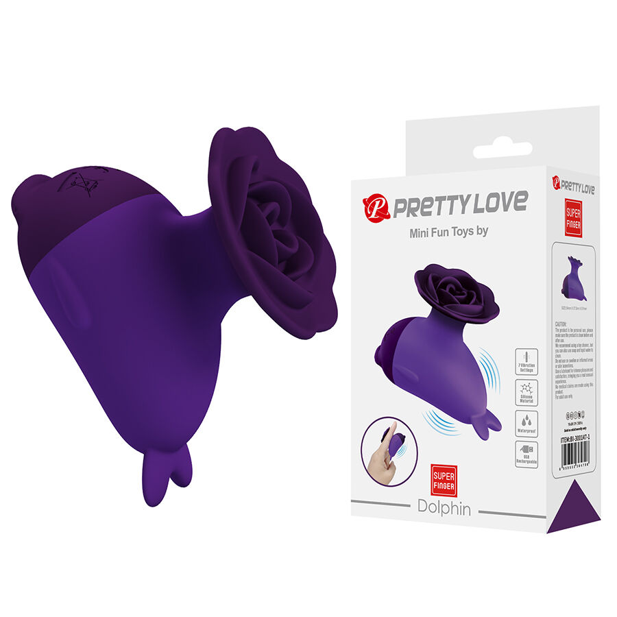 PRETTY LOVE - DOLPHIN MINI VIBRATOR WITH CLIP - Foto 1 PRETTY LOVE - DOLPHIN MINI VIBRATOR WITH CLIP - sexbliss - Foto 1
