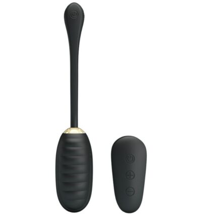 PRETTY LOVE - DOREEN LUXURY RECHARGEABLE VIBRATING EGG BLACK REMOTE CONTROL - sexbliss - Foto 1