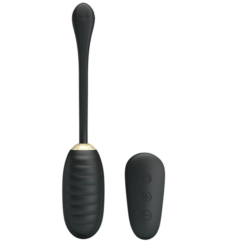 PRETTY LOVE - DOREEN LUXURY RECHARGEABLE VIBRATING EGG BLACK REMOTE CONTROL - Foto 1 PRETTY LOVE - DOREEN LUXURY RECHARGEABLE VIBRATING EGG BLACK REMOTE CONTROL - sexbliss - Foto 1