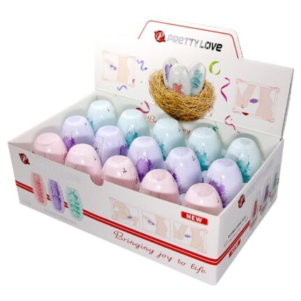 PRETTY LOVE - DOUBLE SIDED MASTURBATOR EGG 15 UNITS - sexbliss - Foto 1