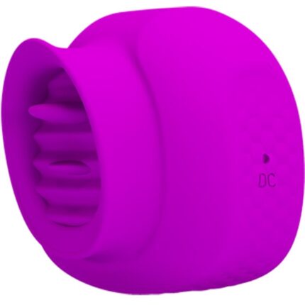 PRETTY LOVE - ESTELLE TONGUE CLITORIS STIMULATOR 12 VIBRATIONS PURPLE - sexbliss - Foto 1