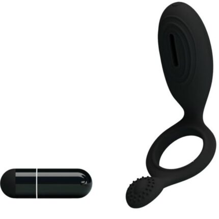 PRETTY LOVE - ETHEL VIBRATING RING WITH STIMULATOR - sexbliss - Foto 1