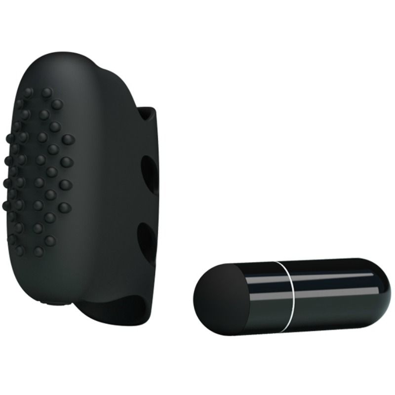 PRETTY LOVE - FLIRTATION STEWARD BLACK VIBRATION THIMBLE - Foto 1 PRETTY LOVE - FLIRTATION STEWARD BLACK VIBRATION THIMBLE - sexbliss - Foto 1