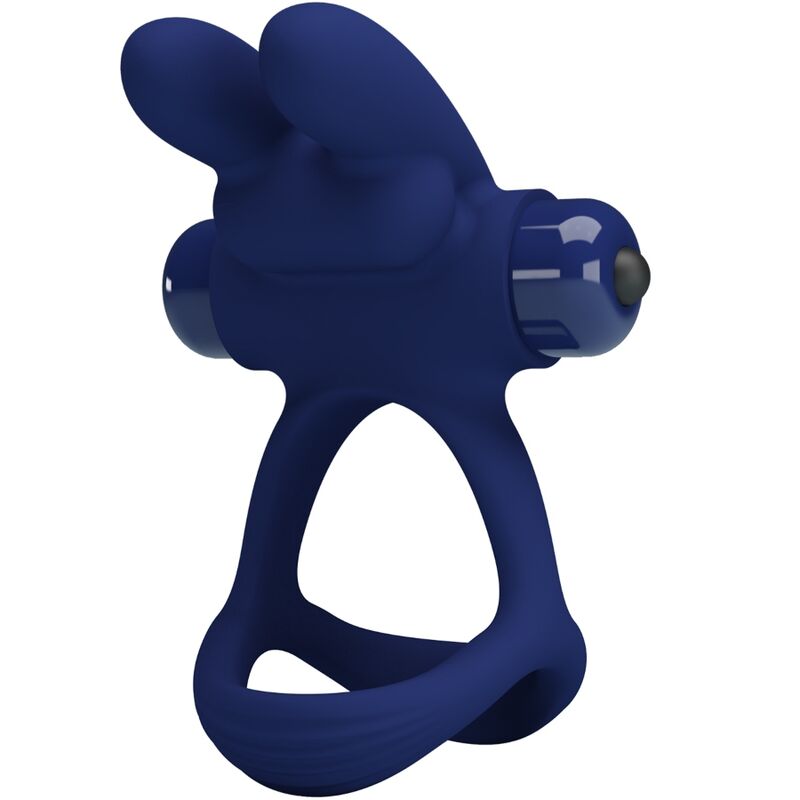 PRETTY LOVE - FRANCISCO DOUBLE VIBRATING RING RABBIT BLUE - Foto 1 PRETTY LOVE - FRANCISCO DOUBLE VIBRATING RING RABBIT BLUE - sexbliss - Foto 1