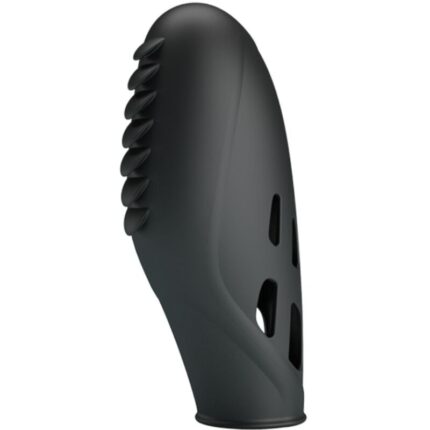 PRETTY LOVE - GILO SILICONE FINGER VIBRATOR BLACK - sexbliss - Foto 1