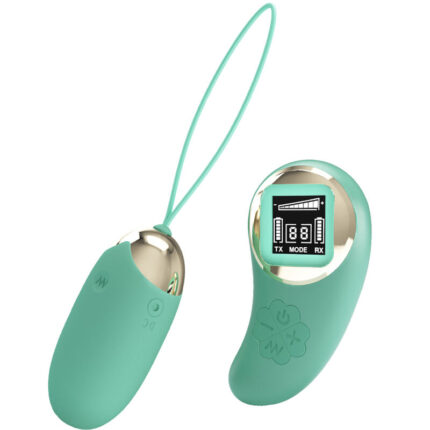 PRETTY LOVE - GREEN REMOTE CONTROL VIBRATING EGG MINE - sexbliss - Foto 1
