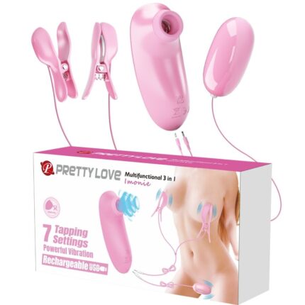 PRETTY LOVE - IMONIE 3-IN-1 MULTIFUNCTIONAL SET WITH SUCTION CUP