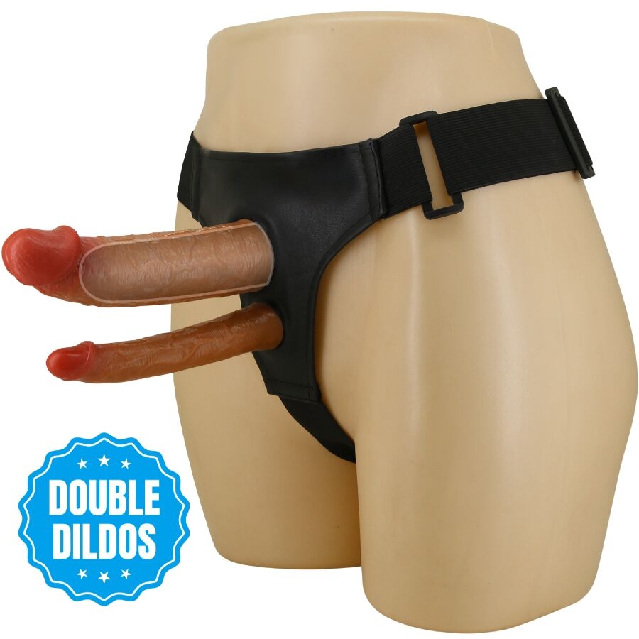 PRETTY LOVE - KEAVEN HARNESS BRIEFS UNIVERSAL & COMFORTABLE DOUBLE DILDO - Foto 1 PRETTY LOVE - KEAVEN HARNESS BRIEFS UNIVERSAL & COMFORTABLE DOUBLE DILDO - sexbliss - Foto 1