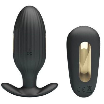 PRETTY LOVE - KELLY PLUG ANAL RECHARGEABLE VIBRATOR BLACK - sexbliss - Foto 1