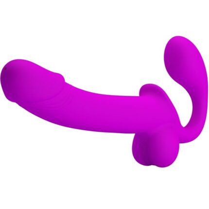PRETTY LOVE - KELPIE DOUBLE STRAP-ON STIMULATOR PURPLE - sexbliss - Foto 1