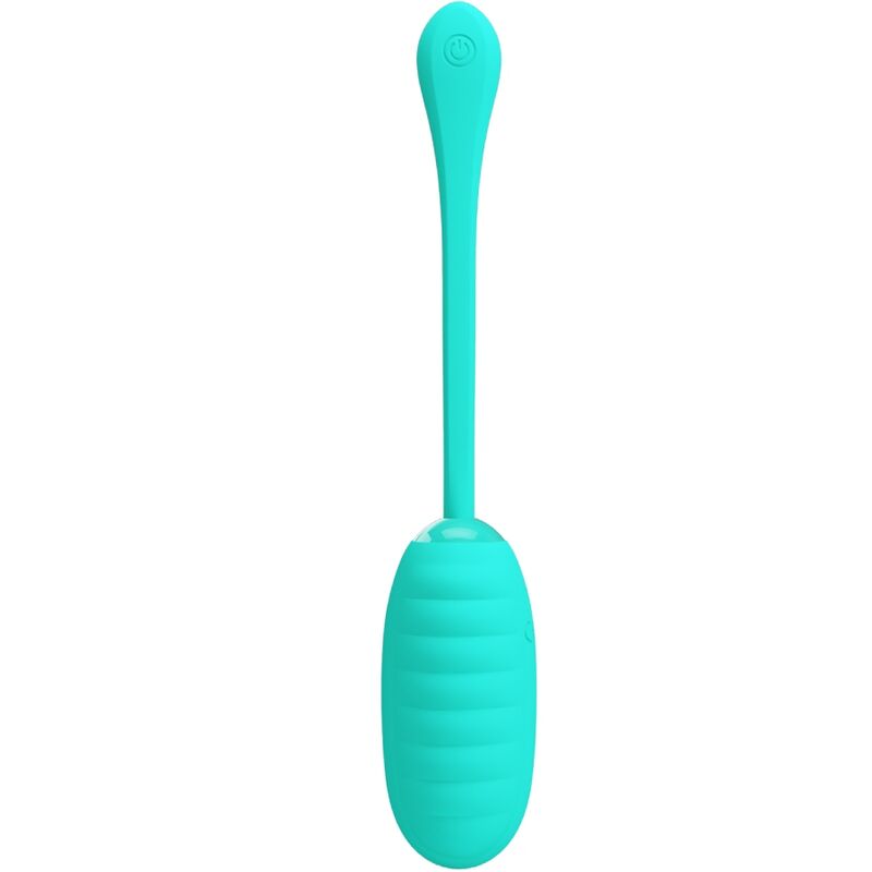 PRETTY LOVE - KIRK RECHARGEABLE VIBRATING EGG AQUA GREEN - Foto 1 PRETTY LOVE - KIRK RECHARGEABLE VIBRATING EGG AQUA GREEN - sexbliss - Foto 1