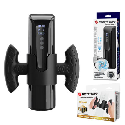 PRETTY LOVE - LARISSA SUCTION MASTURBATOR WITH VIBRATION + SUPPORT - sexbliss - Foto 1