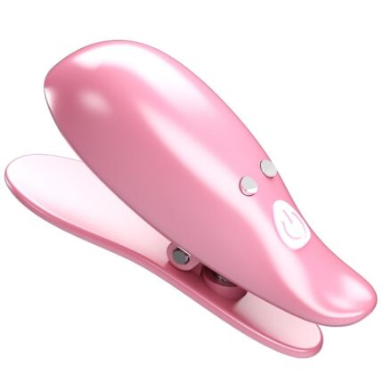 PRETTY LOVE - LEAF VIBRATING NIPPLE CLAMPS PINK - sexbliss - Foto 1