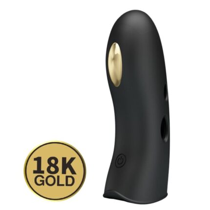 PRETTY LOVE - MARICO BLACK ELECTRO-STIMULATOR FINGER COVER - sexbliss - Foto 1