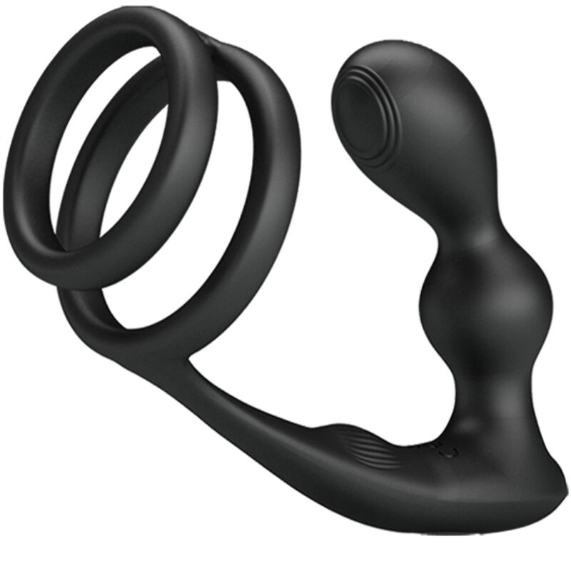 PRETTY LOVE - MARSHALL PENIS RING WITH VIBRATORY ANAL PLUG WITH REMOTE CONTROL - Foto 1 PRETTY LOVE - MARSHALL PENIS RING WITH VIBRATORY ANAL PLUG WITH REMOTE CONTROL - sexbliss - Foto 1