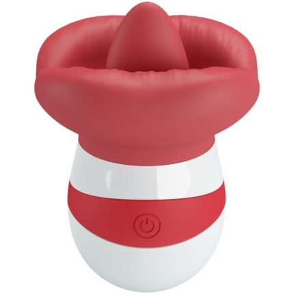 PRETTY LOVE - MINA TONGUE STIMULATOR LIGHT RED - sexbliss - Foto 1