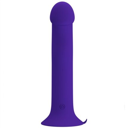 PRETTY LOVE - MURRAY YOUTH VIBRATING DILDO & RECHARGEABLE VIOLET - sexbliss - Foto 1