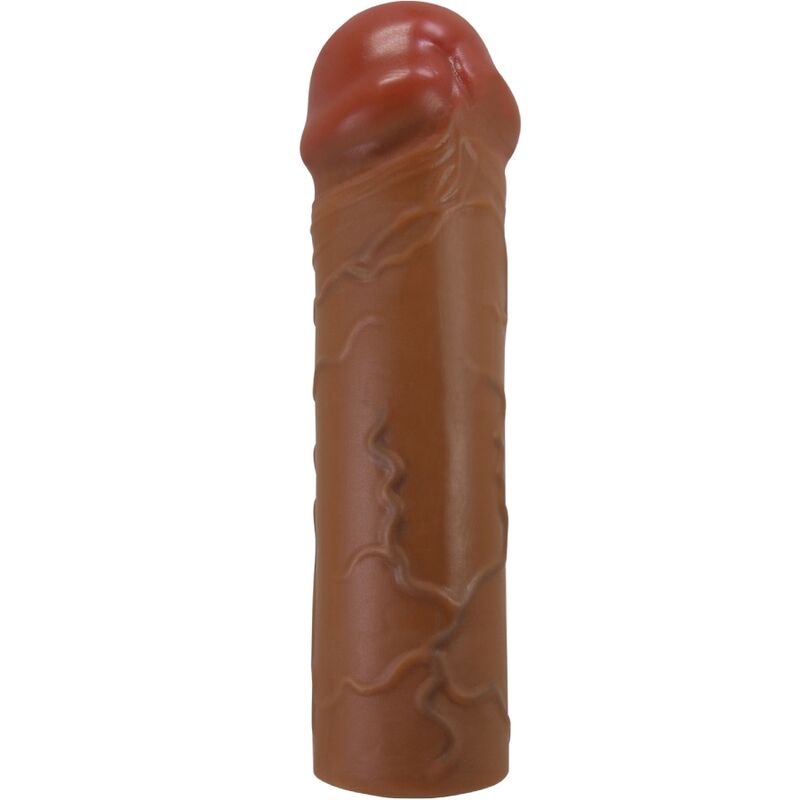 PRETTY LOVE - NILE PENIS SLEEVE WITH 2.5 CM EXTENSION MULATTO - Foto 1 PRETTY LOVE - NILE PENIS SLEEVE WITH 2.5 CM EXTENSION MULATTO - sexbliss - Foto 1