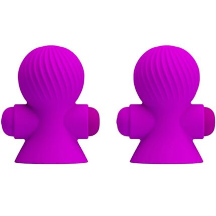 PRETTY LOVE - NIPPLE STIMULATORS 12M LILAC VIBRATION - sexbliss - Foto 1
