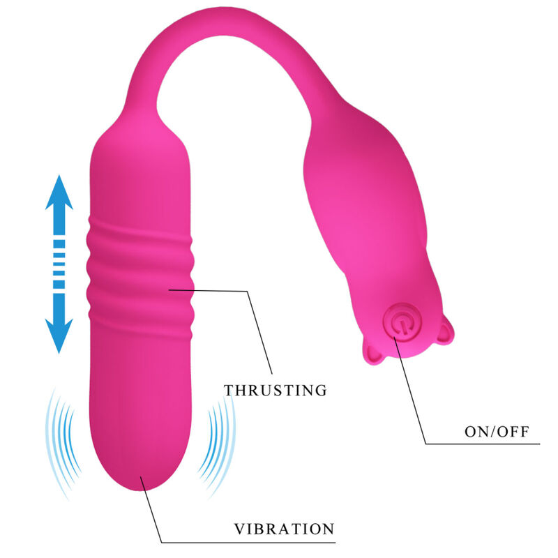 PRETTY LOVE - NOBIKUMA PINK SILICONE VIBRATING BULLET - Foto 1 PRETTY LOVE - NOBIKUMA PINK SILICONE VIBRATING BULLET - sexbliss - Foto 1
