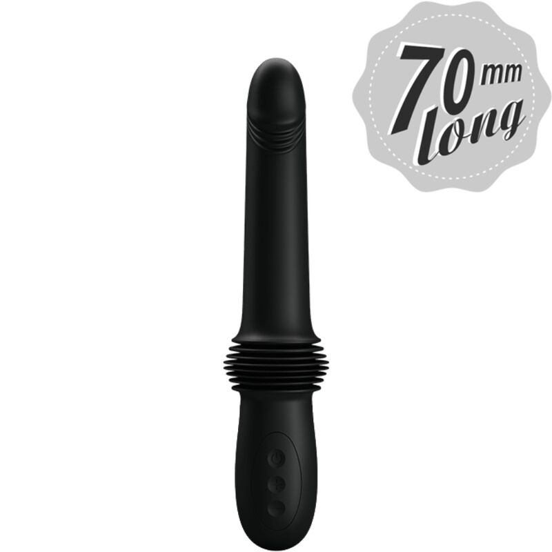 PRETTY LOVE - PAZUZU VIBRATOR 3 THRUST MODES BLACK - Foto 1 PRETTY LOVE - PAZUZU VIBRATOR 3 THRUST MODES BLACK - sexbliss - Foto 1