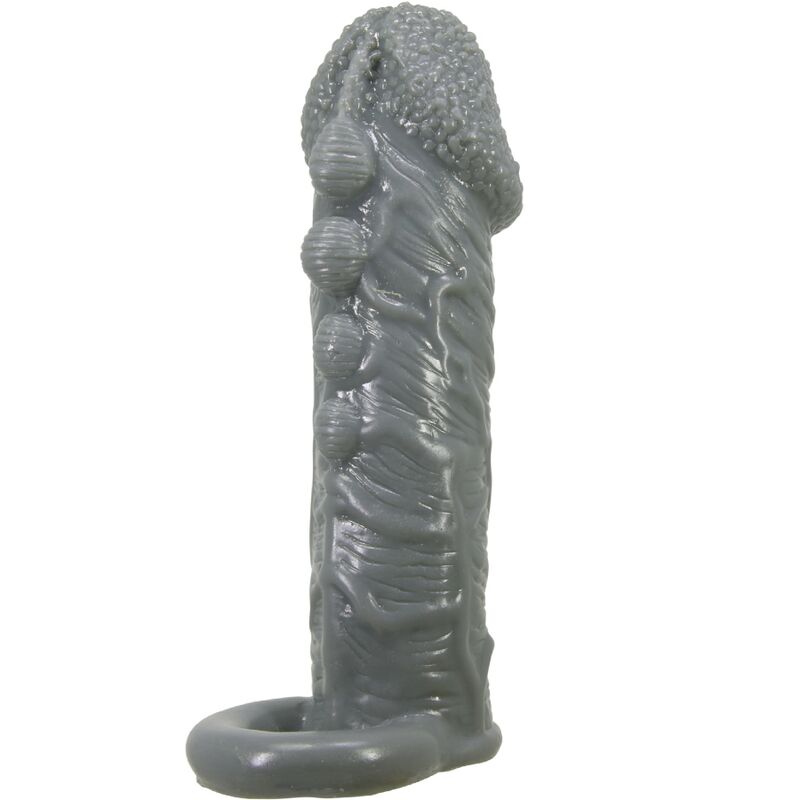 PRETTY LOVE - REALISTIC PENIS ENLARGER AND DELAY SLEEVE GREY - Foto 1 PRETTY LOVE - REALISTIC PENIS ENLARGER AND DELAY SLEEVE GREY - sexbliss - Foto 1