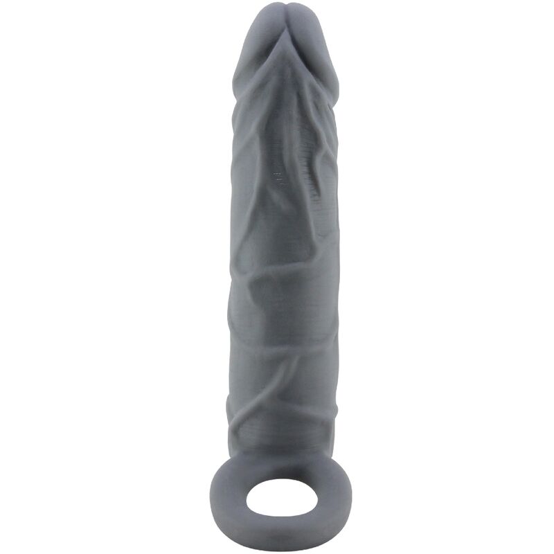 PRETTY LOVE - REALISTIC SKIN PENIS SLEEVE DARK GREY - Foto 1 PRETTY LOVE - REALISTIC SKIN PENIS SLEEVE DARK GREY - sexbliss - Foto 1