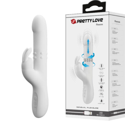 PRETTY LOVE - REESE VIBRATOR WITH SILVER ROTATION - sexbliss - Foto 1