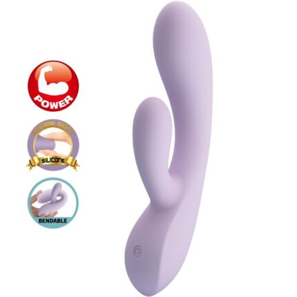 PRETTY LOVE - ROSOLYN RABBIT VIBRATOR 10 VIBRATIONS PURPLE - sexbliss - Foto 1