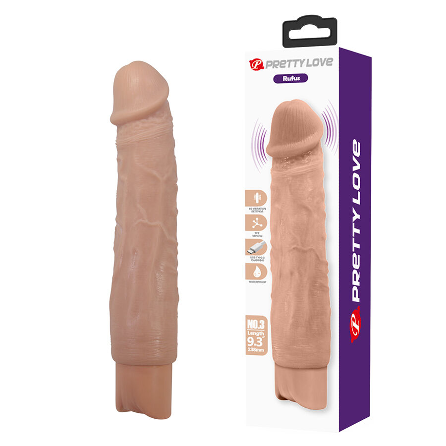 PRETTY LOVE - RUFUS FLEXIBLE REALISTIC VIBRATOR - Foto 1 PRETTY LOVE - RUFUS FLEXIBLE REALISTIC VIBRATOR - sexbliss - Foto 1