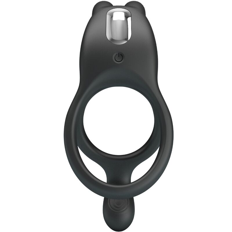 PRETTY LOVE - SETH DOUBLE VIBRATING RING RABBIT 7 VIBRATIONS BLACK - Foto 1 PRETTY LOVE - SETH DOUBLE VIBRATING RING RABBIT 7 VIBRATIONS BLACK - sexbliss - Foto 1