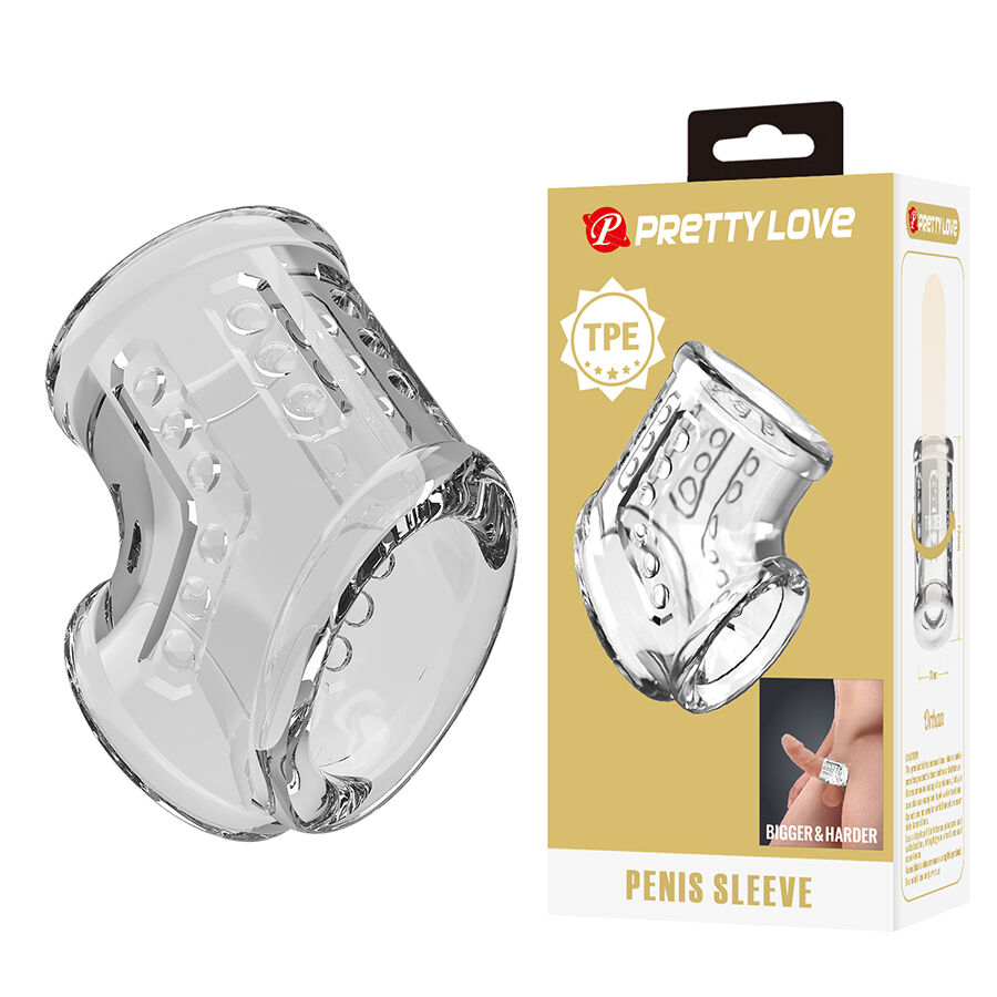 PRETTY LOVE - SHORT TRANSPARENT PENIS SHEATH - Foto 1 PRETTY LOVE - SHORT TRANSPARENT PENIS SHEATH - sexbliss - Foto 1