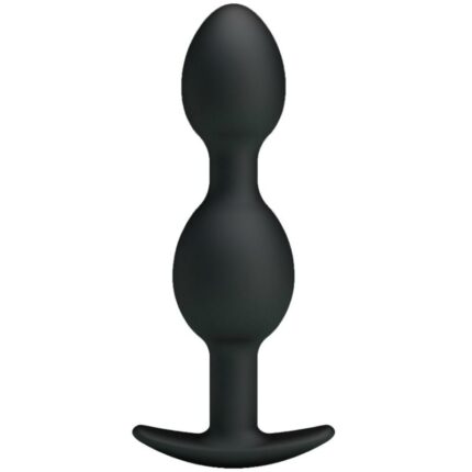 PRETTY LOVE - SILICONE ANAL BALLS 12.5 CM BLACK - sexbliss - Foto 1