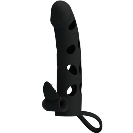 PRETTY LOVE - SILICONE COVER WITH VIBRATION 15.2 CM - sexbliss - Foto 1
