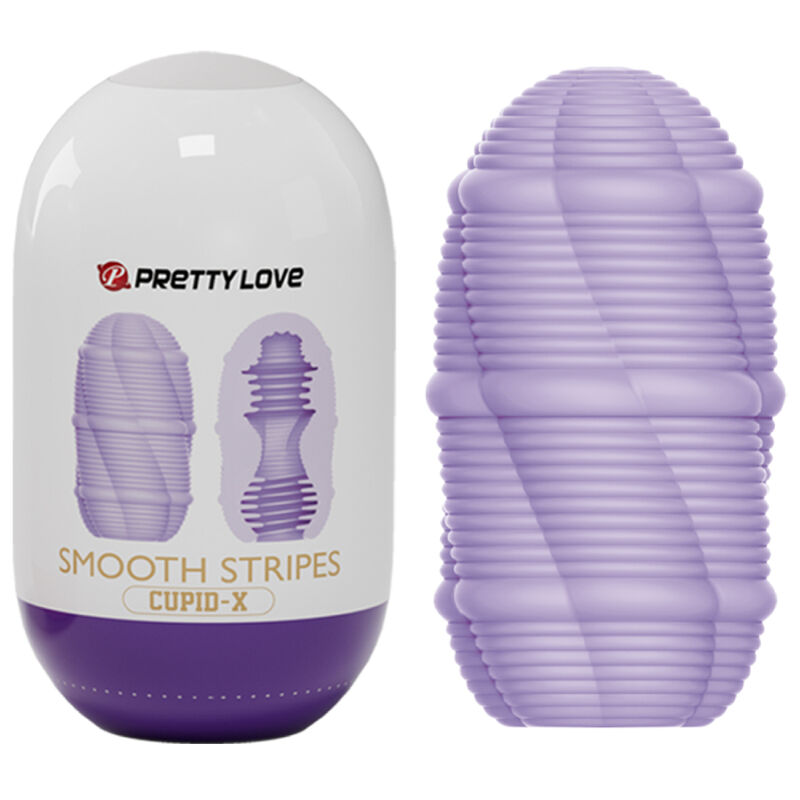 PRETTY LOVE - SMOOTH STRIPES CUPID MASTURBATOR EGG - Foto 1 PRETTY LOVE - SMOOTH STRIPES CUPID MASTURBATOR EGG - sexbliss - Foto 1